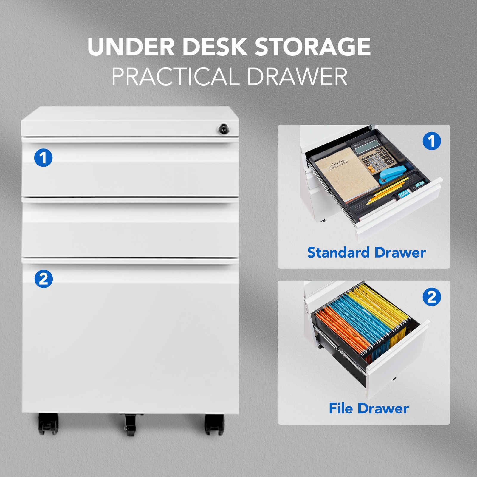 Mobile File Cabinet 026 | Flexispot